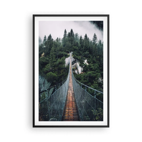 Poster in einem schwarzem Rahmen - Nur für Überflieger - 61x91 cm