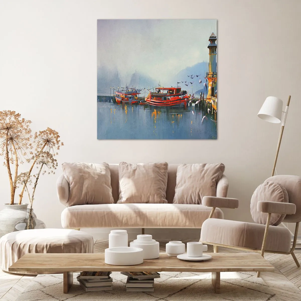 Bild auf Leinwand - Leinwandbild - Am Ende der Welt - 70x70 cm