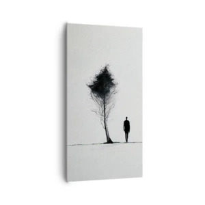 Bild auf Leinwand - Leinwandbild - Wir wandern alle - 65x120 cm