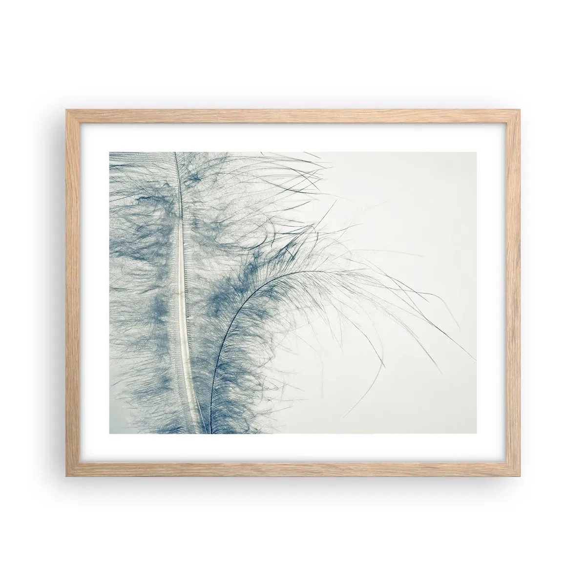 Poster in einem Rahmen aus heller Eiche - Flüstern der Natur - 50x40 cm