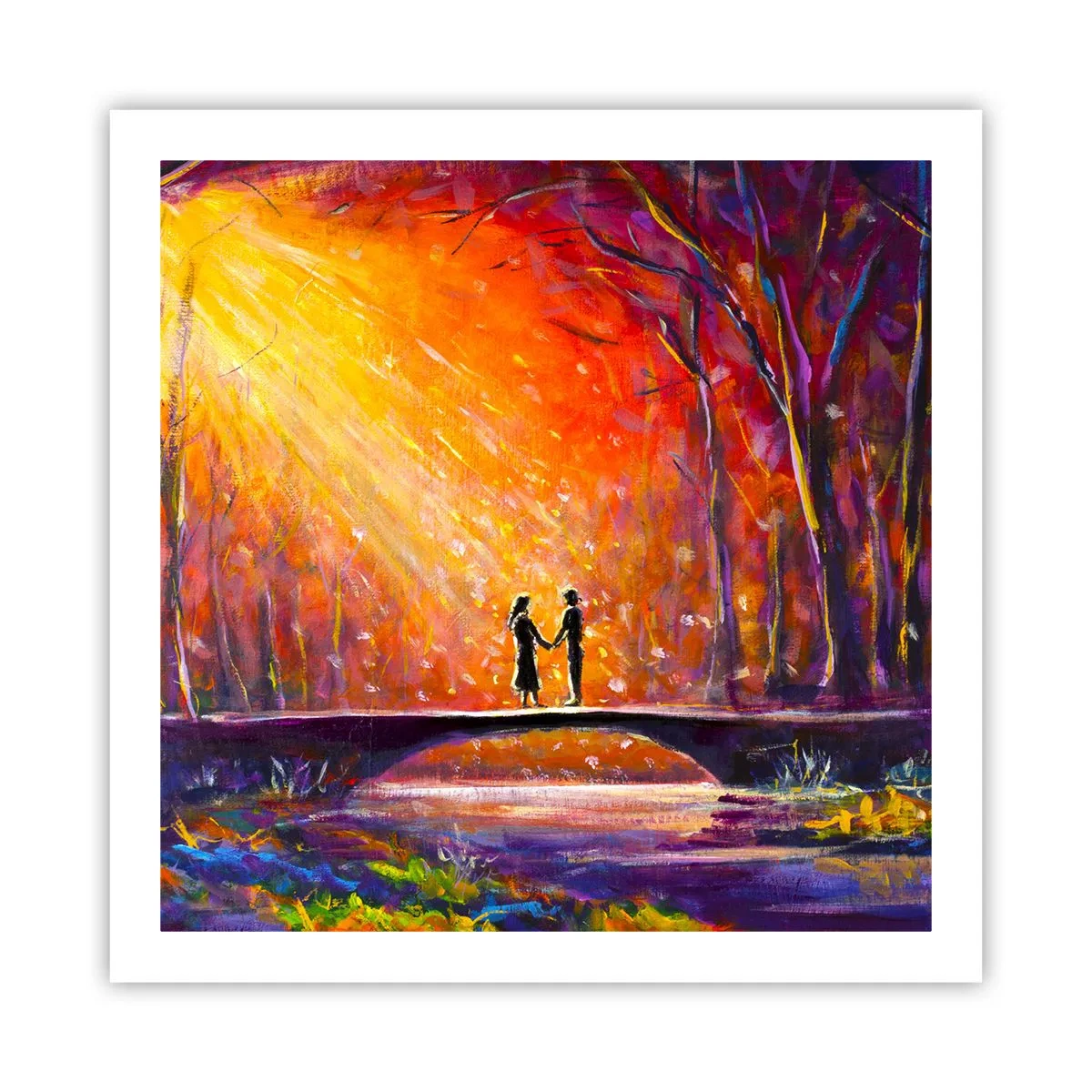 Poster - Der Himmel liebt sie auch - 60x60 cm