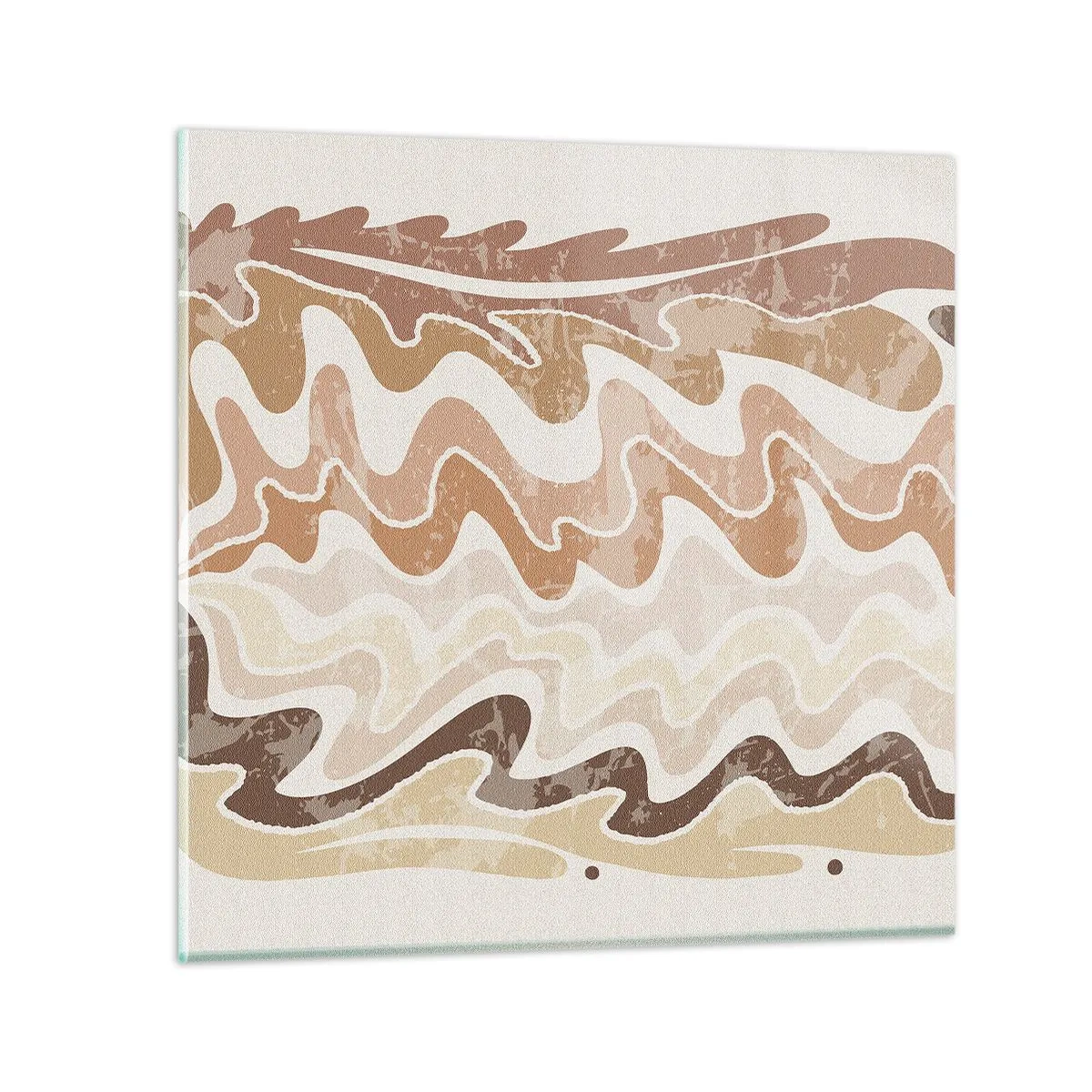 Glasbild - Bild auf glas - Gute Energie – gute Gefühle - 40x40 cm