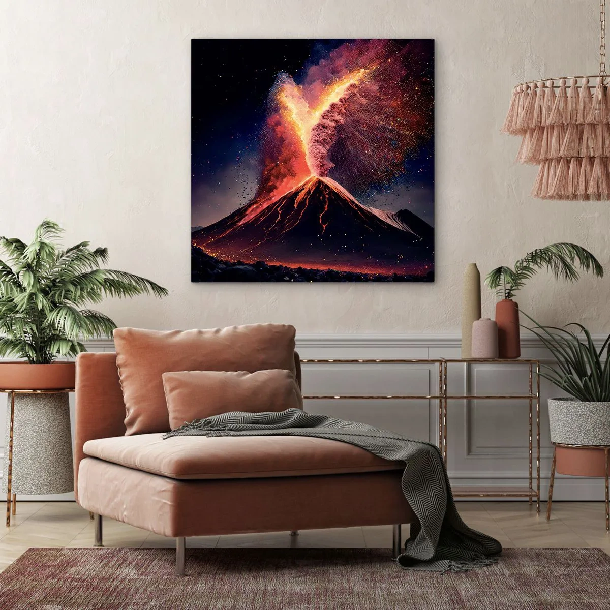 Bild auf Leinwand - Leinwandbild - Schönheit und Horror - 70x70 cm