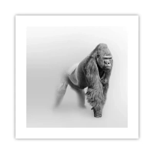 Poster - Zuversichtlich in seiner Stärke - 40x40 cm