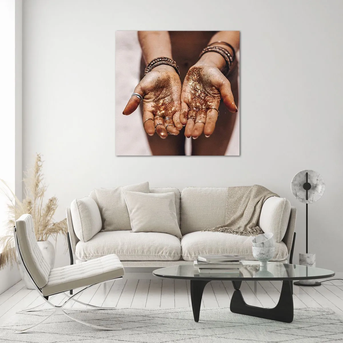 Glasbild - Bild auf glas - Ein Geschenk für dich - 60x60 cm