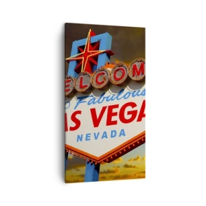 Bild auf Leinwand - Leinwandbild - Für ein Lächeln des Schicksals - 45x80 cm