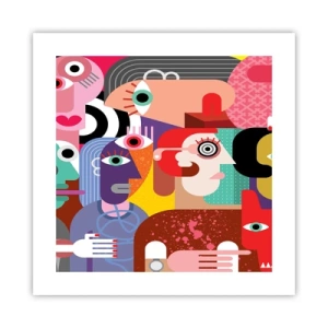 Poster - Wir sind von Herrn Picasso - 40x40 cm