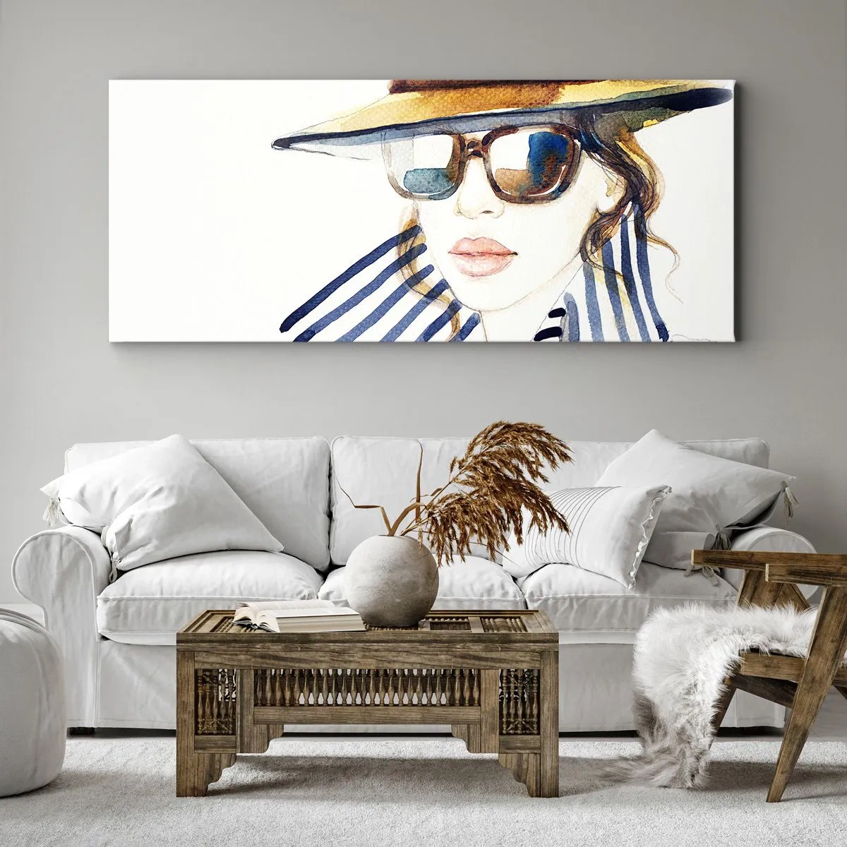 Bild auf Leinwand - Leinwandbild - Florida heißt Sie willkommen! - 90x30 cm