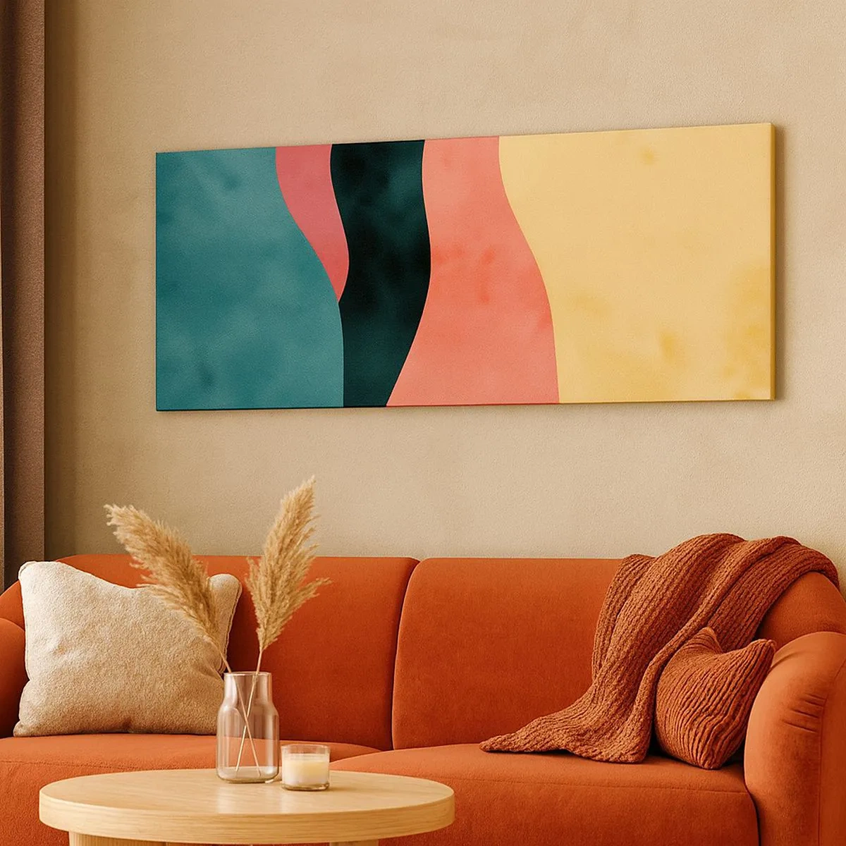 Bild auf Leinwand - Leinwandbild - Konforme Nichtkonformität - 100x40 cm