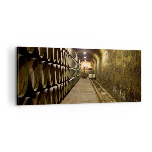 Bild auf Leinwand - Leinwandbild - Es ist gut, sich hinzulegen - 100x40 cm