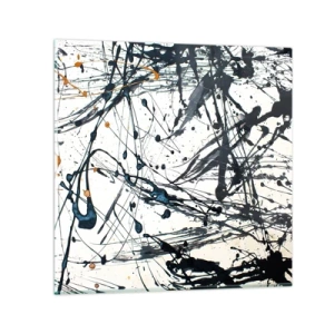 Glasbild - Bild auf glas - Sinn machen oder keinen Sinn machen? - 70x70 cm