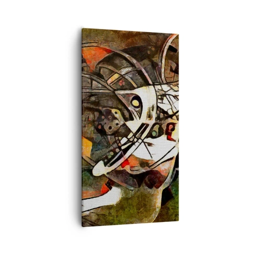 Bild auf Leinwand - Leinwandbild - Hören Sie den Verkehr? - 55x100 cm