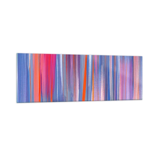 Glasbild - Bild auf glas - Aufstieg zum Regenbogen - 90x30 cm