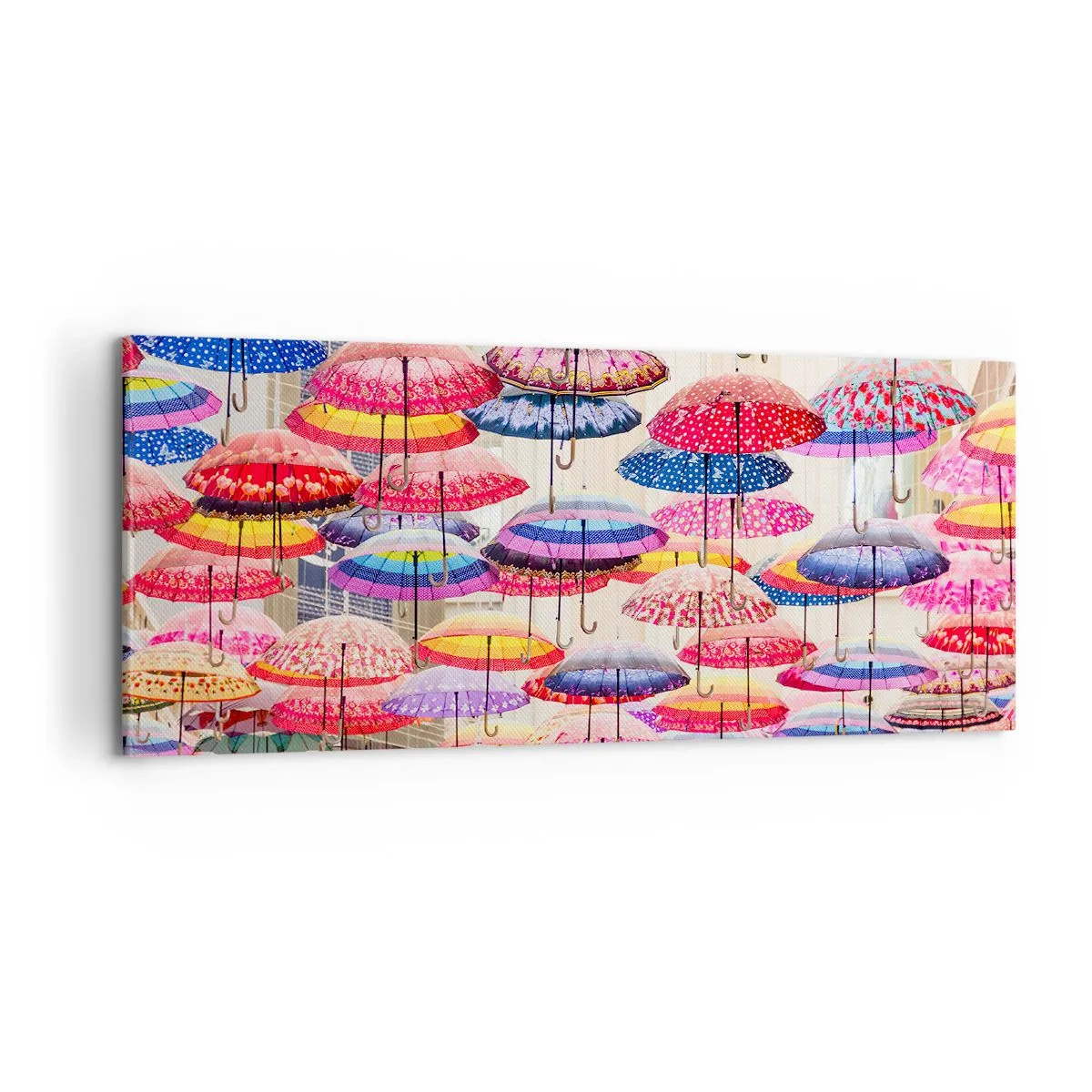 Bild auf Leinwand - Leinwandbild - Stadtwiese - 100x40 cm