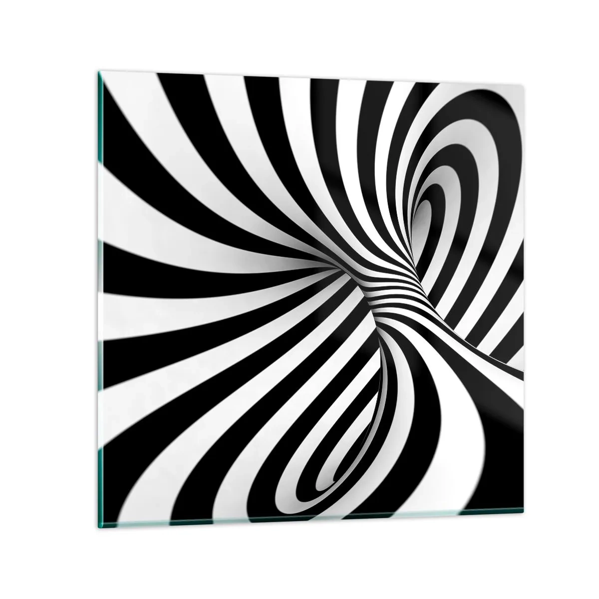 Glasbild - Bild auf glas - Komposition: Tanzraum - 30x30 cm