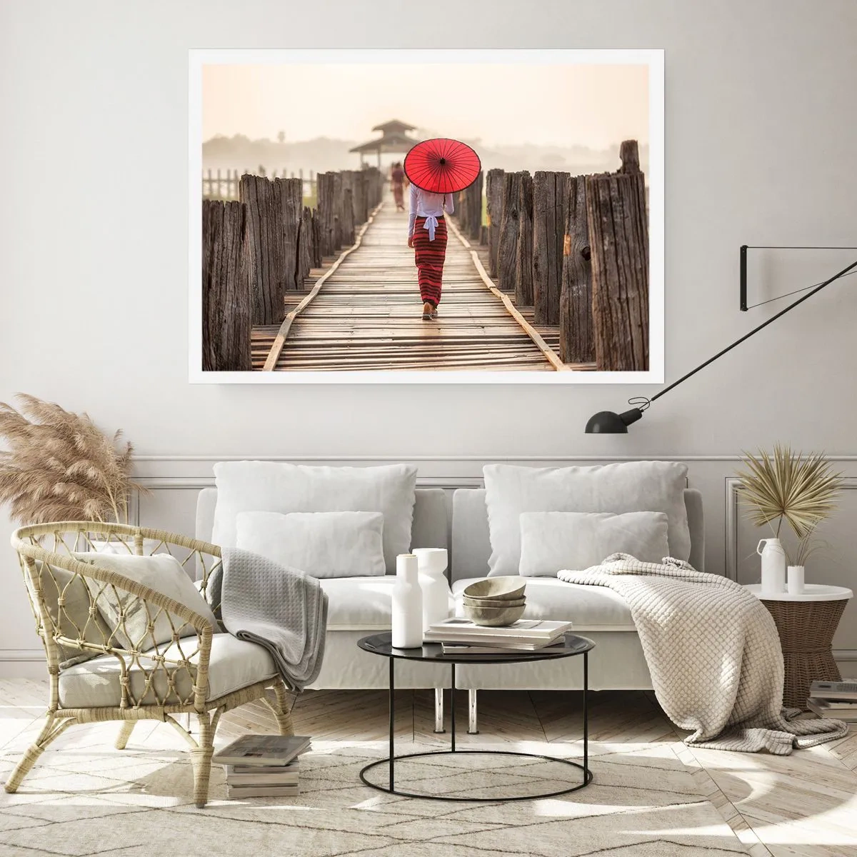 Poster - Auf der alten Brücke - 50x40 cm