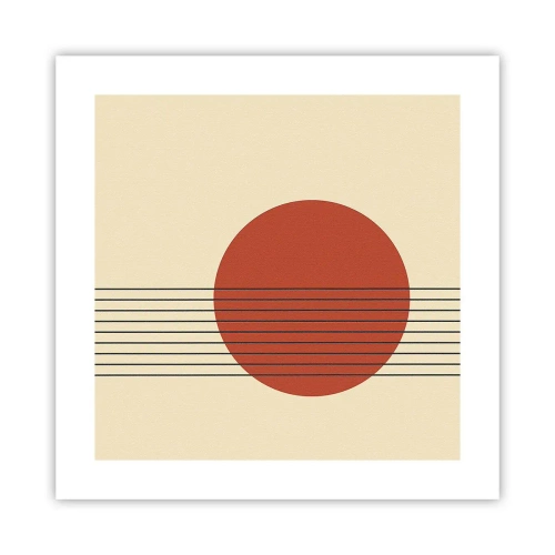 Poster - Immer wieder und weiter - 40x40 cm