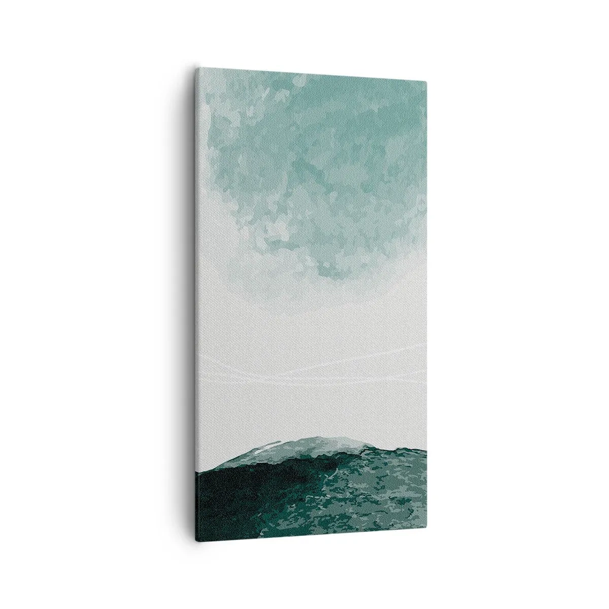 Bild auf Leinwand - Leinwandbild - Begegnung mit Nebel - 55x100 cm