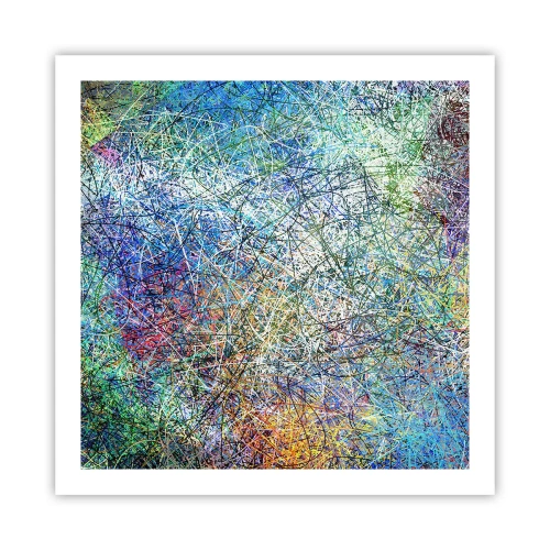 Poster - Es ist nicht so einfach - 60x60 cm