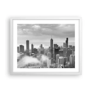 Poster in einem weißen Rahmen - Amerikanische Landschaft - 50x40 cm