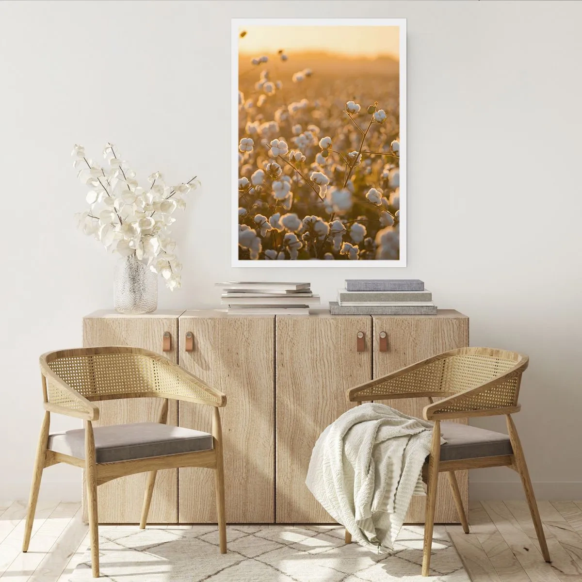 Poster - Fluffiges Feld - 40x50 cm