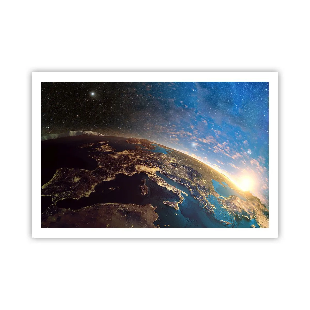 Poster - Schauen wir uns aus der Ferne an - 91x61 cm