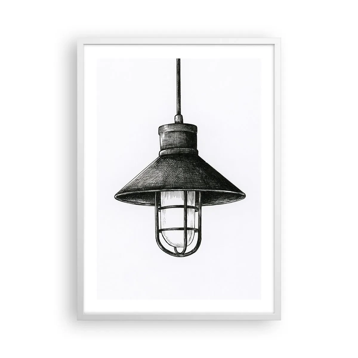 Poster in einem weißen Rahmen - Wie vor Jahren… - 50x70 cm