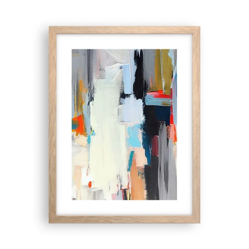 Poster in einem Rahmen aus heller Eiche - Gibt es eine Methode? - 30x40 cm