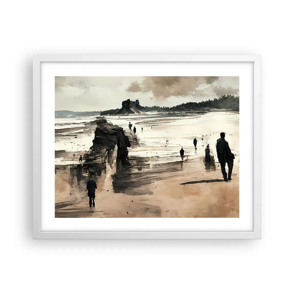 Poster in einem weißen Rahmen - Einberufen - 50x40 cm