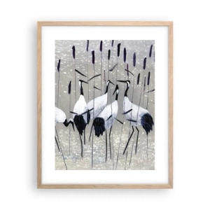 Poster in einem Rahmen aus heller Eiche - Unter ihren eigenen - 40x50 cm