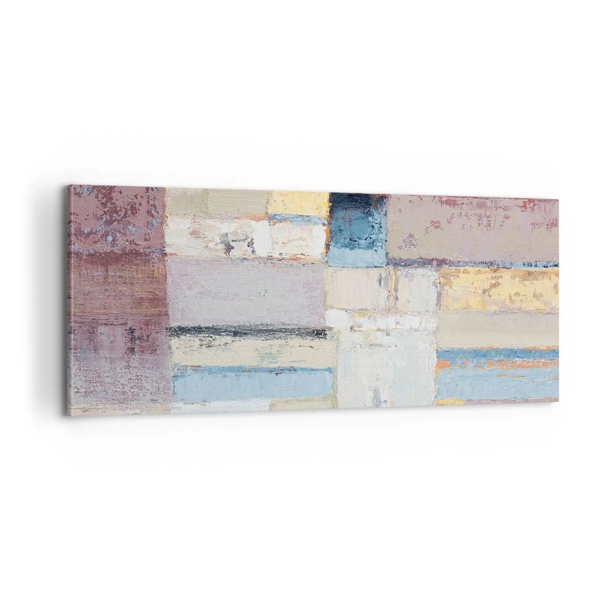 Bild auf Leinwand - Leinwandbild - Ruhe der Geometrie - 100x40 cm