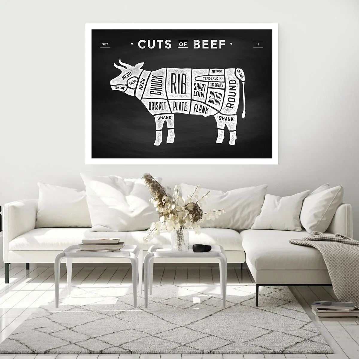 Poster - Metzger Grundierung - 91x61 cm