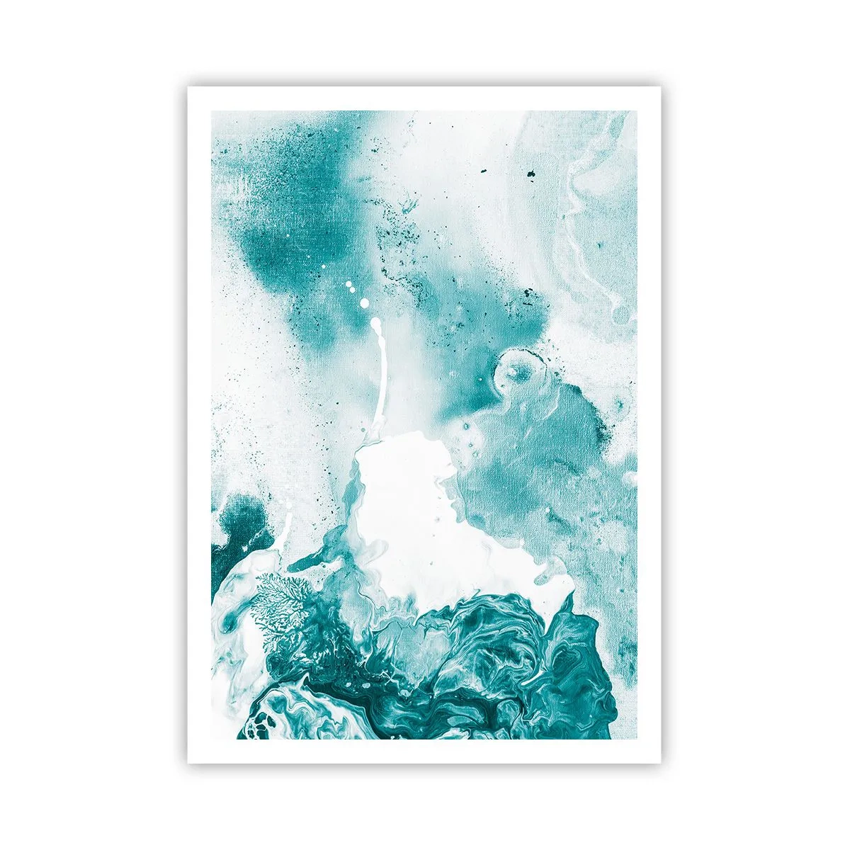 Poster - Morast von Blau - 70x100 cm