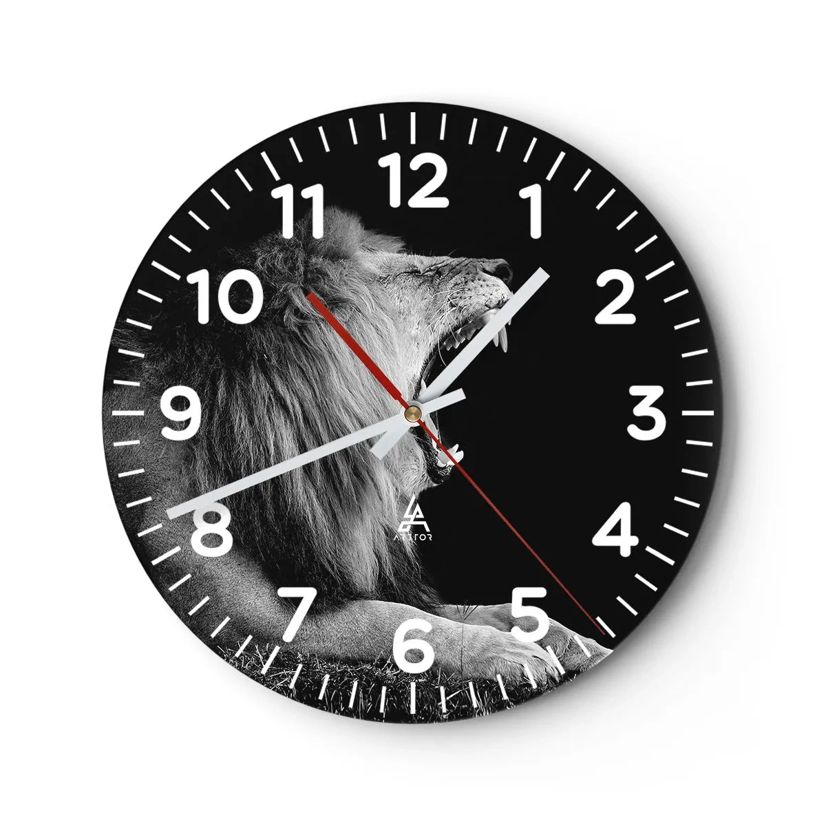 Wanduhr - Glasuhr - Ohne Zweifel - 30x30 cm
