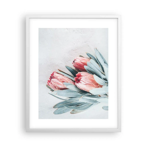 Poster in einem weißen Rahmen - Schämen sich für ihre eigene Schönheit - 40x50 cm