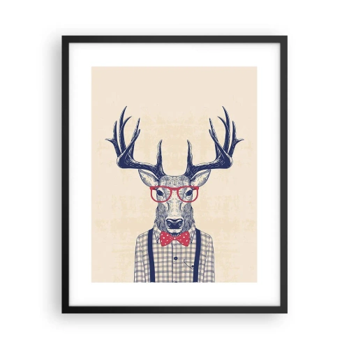 Poster in einem schwarzem Rahmen - Eine lustige Extravaganz - 40x50 cm