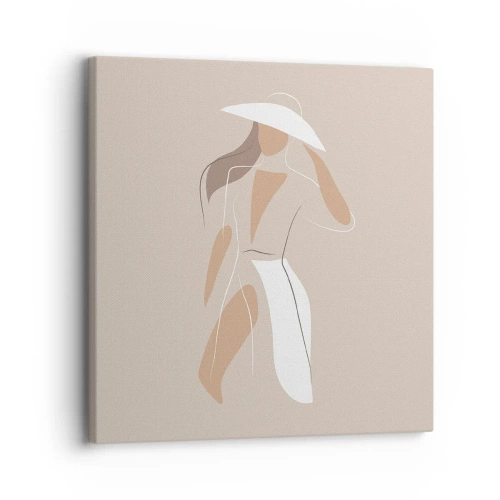 Bild auf Leinwand - Leinwandbild - Mode macht Spaß - 30x30 cm