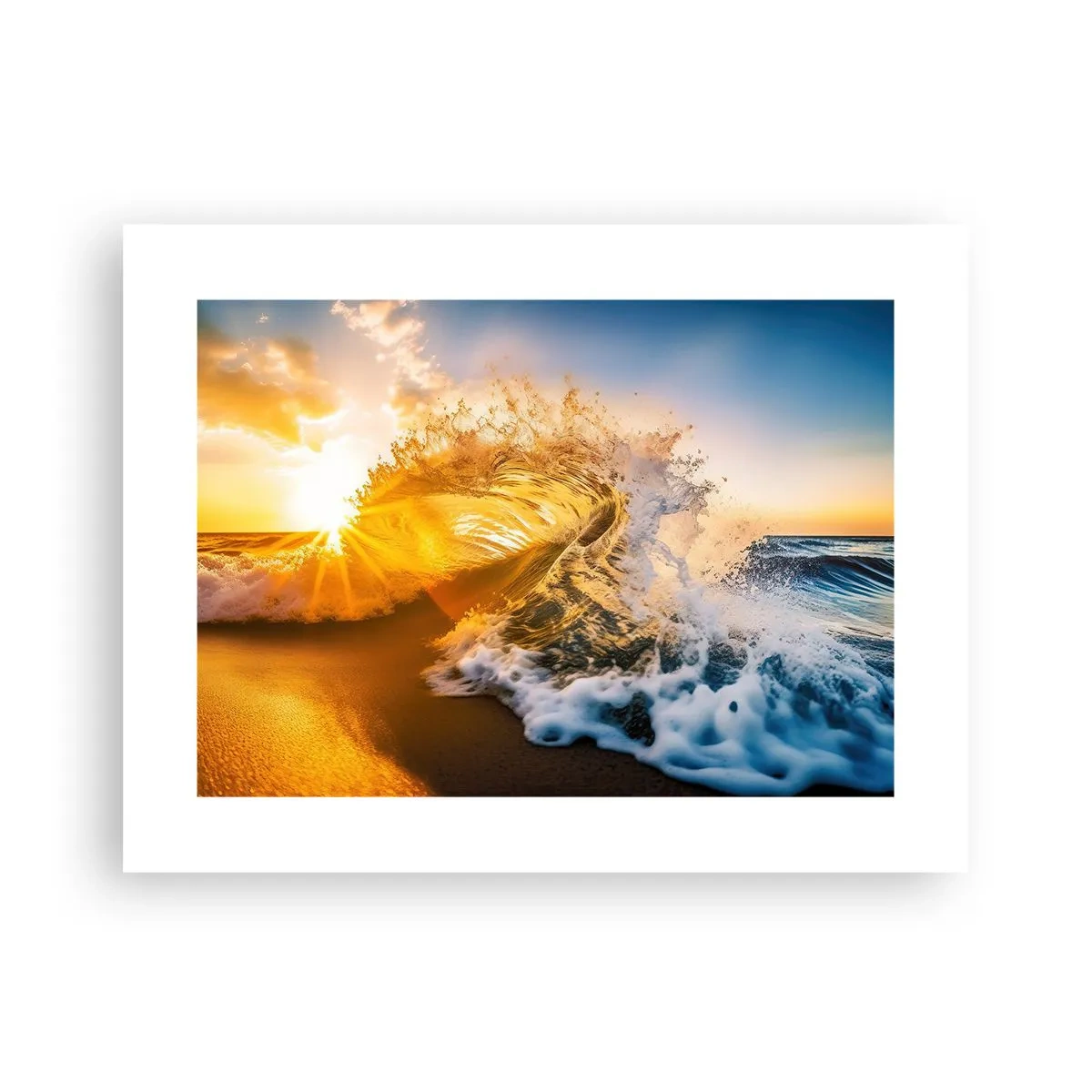 Poster - Spaß im Sand - 40x30 cm