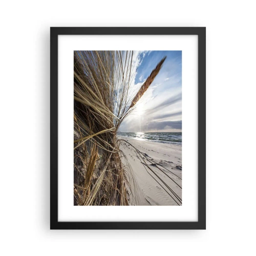 Poster in einem schwarzem Rahmen - Ein Treffen der Elemente der Natur - 30x40 cm