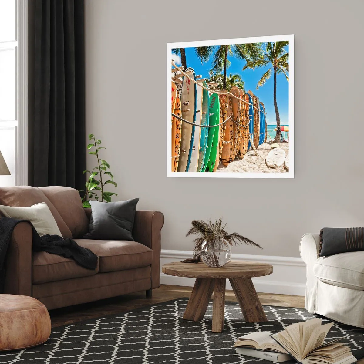 Poster - Sonniger Spaß - 60x60 cm