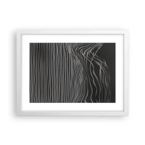 Poster in einem weißen Rahmen - Rhythmus und Akzent - 40x30 cm