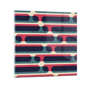 Glasbild - Bild auf glas - In die Tiefe und vorwärts - 60x60 cm