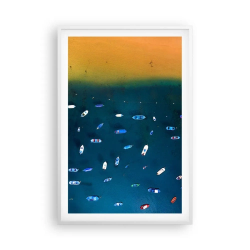 Poster in einem weißen Rahmen - Feiertagsspiel - 61x91 cm