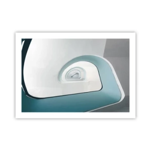 Poster - Bis zum Ende des Blaus - 70x50 cm