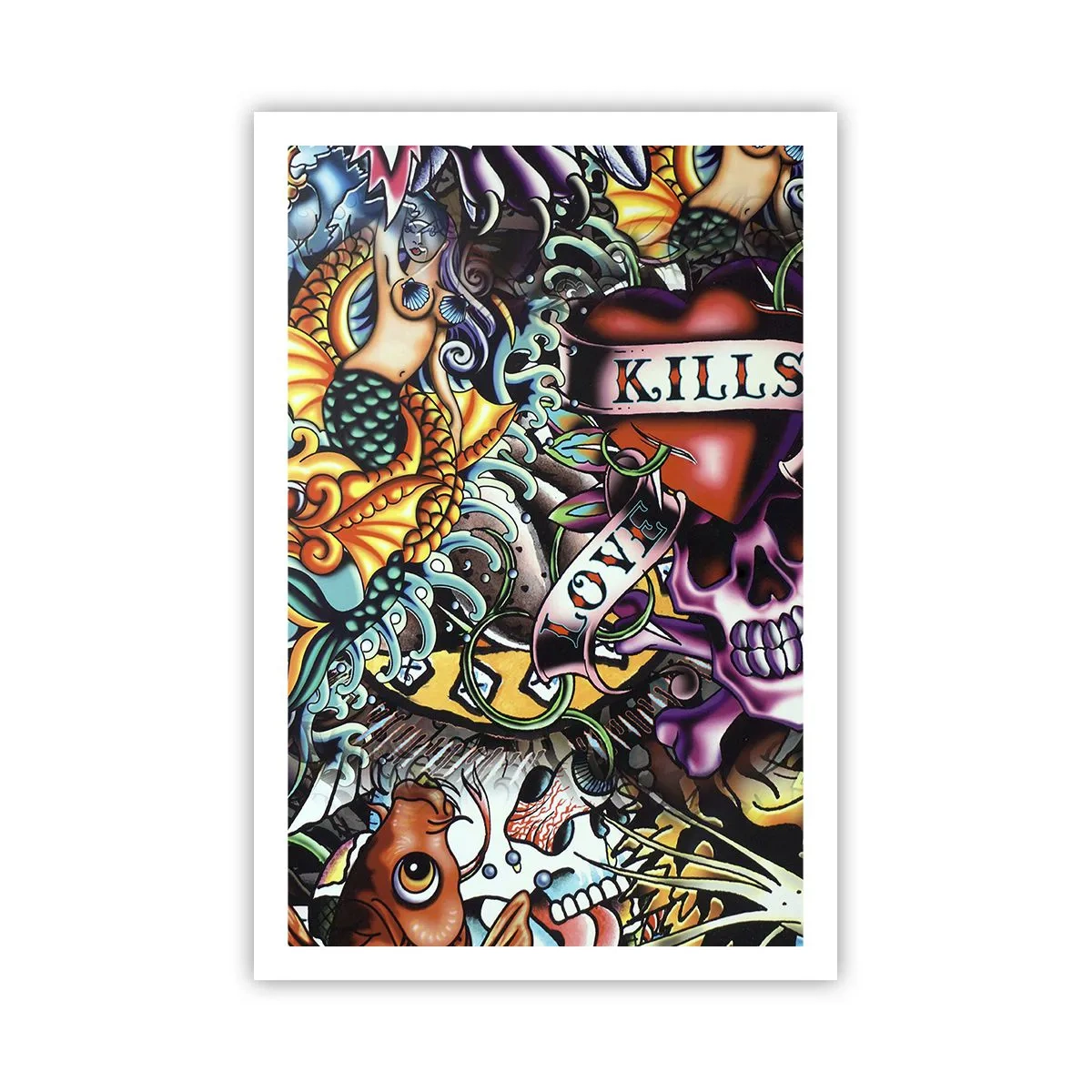 Poster - Der Traum des Tätowierers - 61x91 cm