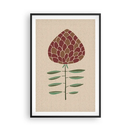 Poster in einem schwarzem Rahmen - Was für ein großs Tier - 61x91 cm