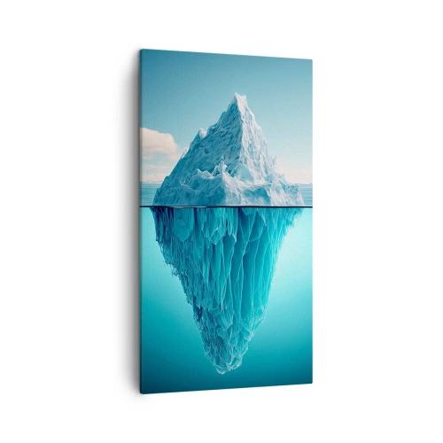 Bild auf Leinwand - Leinwandbild - Königin des Eises - 45x80 cm