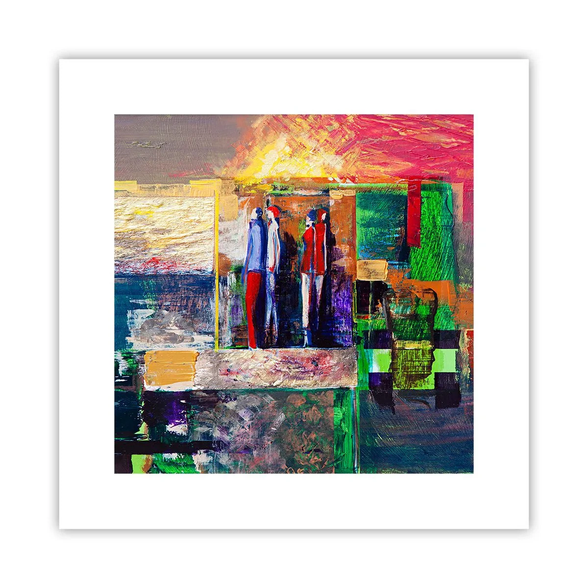 Poster - Beziehungen und Emotionen - 30x30 cm