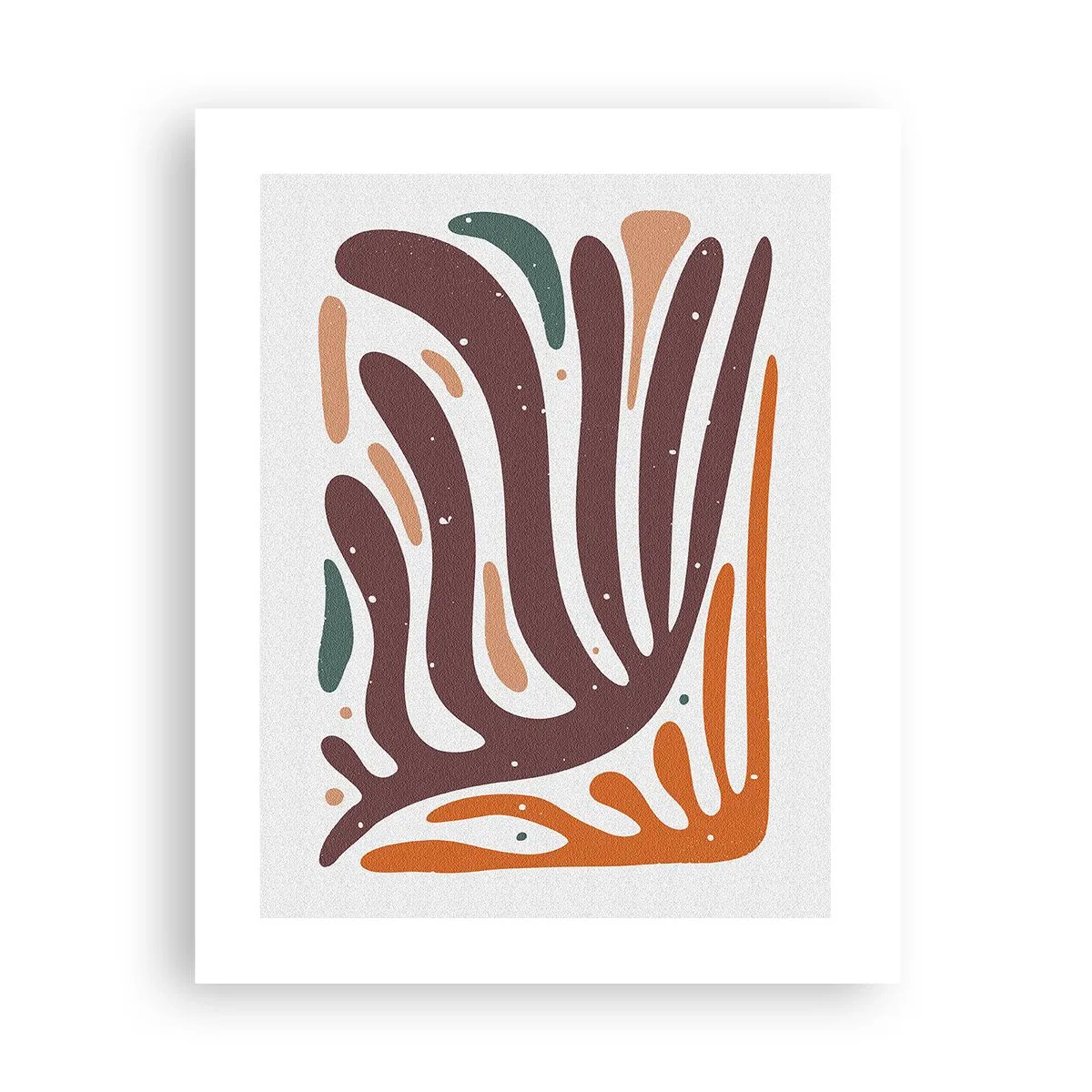 Poster - Strahlende organische Komposition - 40x50 cm