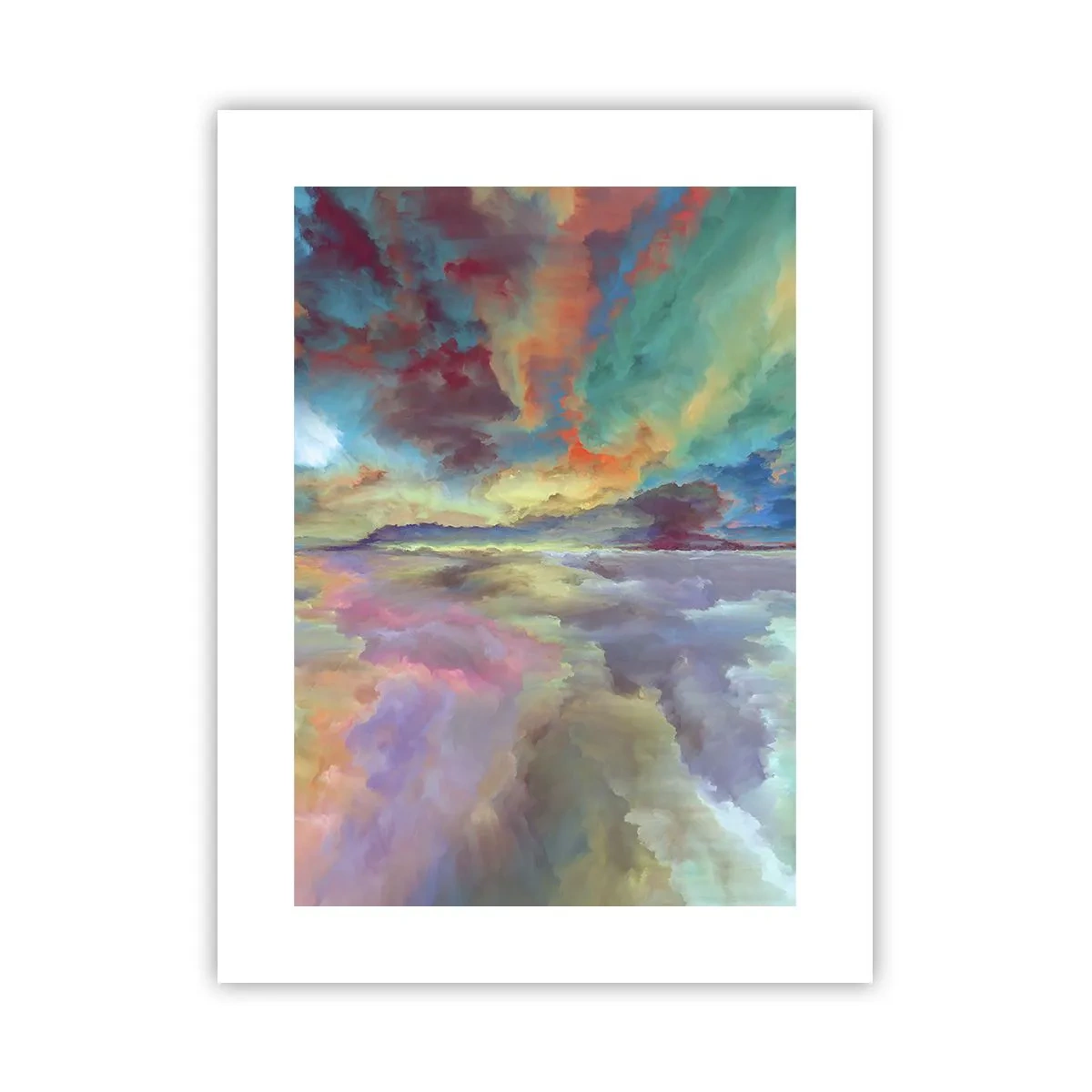 Poster - Zwei Himmel - 30x40 cm
